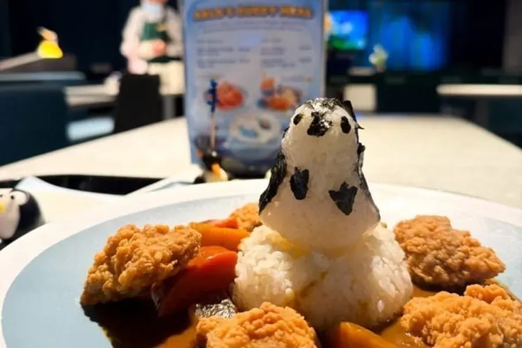 Dine with Arlo the King Penguin