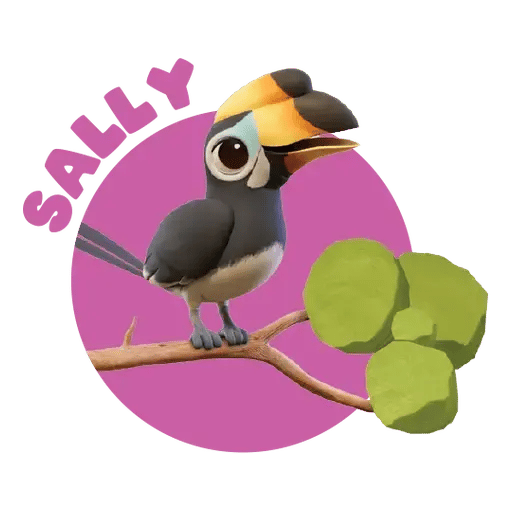Sally the hornbill