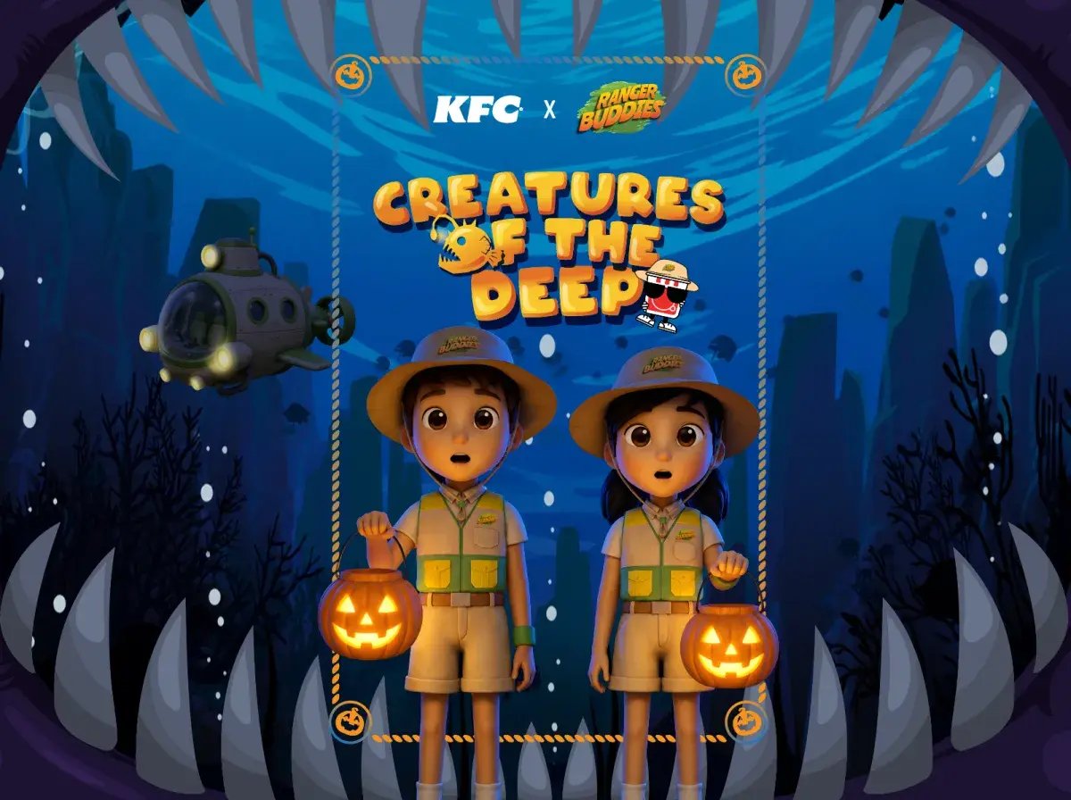 Ranger Buddies x KFC: Creatures of the Deep mission artwork